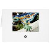 Barcelona Park Guell Mosaics Cards (Back Horizontal)