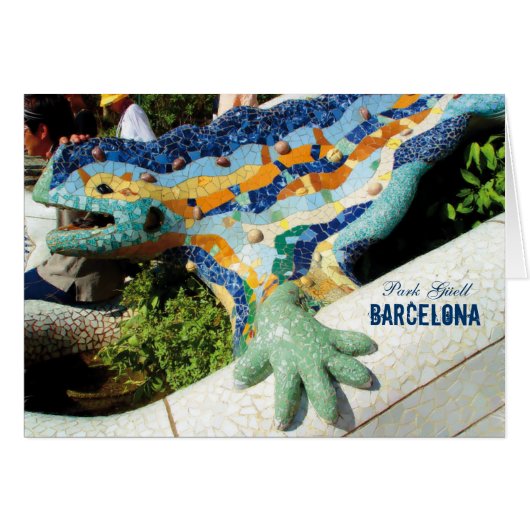 Barcelona Park Guell Mosaics Cards (Front Horizontal)