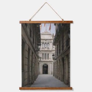 Barcelona Passage — Minimal Light Hanging Tapestry