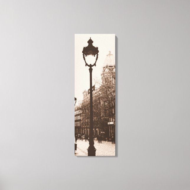 Barcelona Portal del Angel -Gallery Wrapped Canvas (Front)