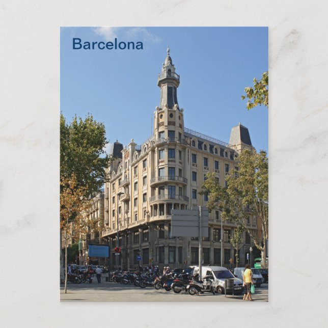 Barcelona Postcard (Front)