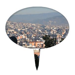 Barcelona Postcard Cake Topper