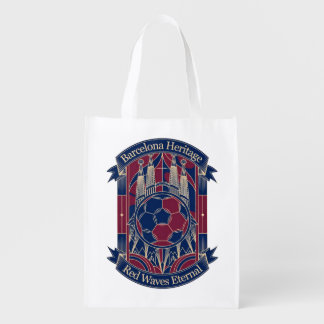 Barcelona Red Horizon, Camp Nou Legacy Gift Grocery Bag