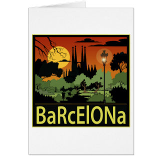 Barcelona Sagarada Familia Card