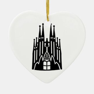 Barcelona Sagrada Familia Ceramic Ornament