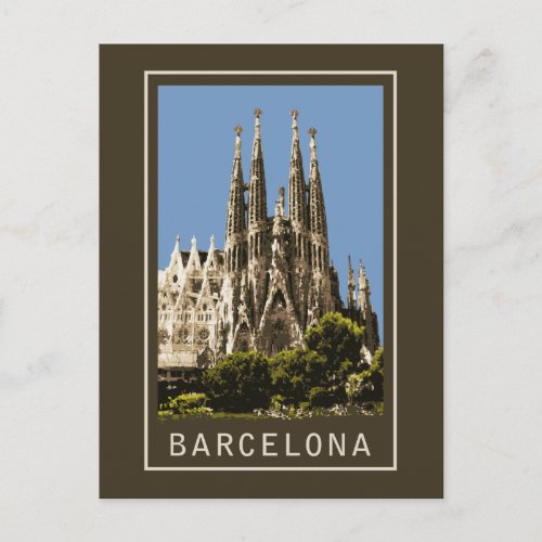 Barcelona Sagrada Familia Postcard