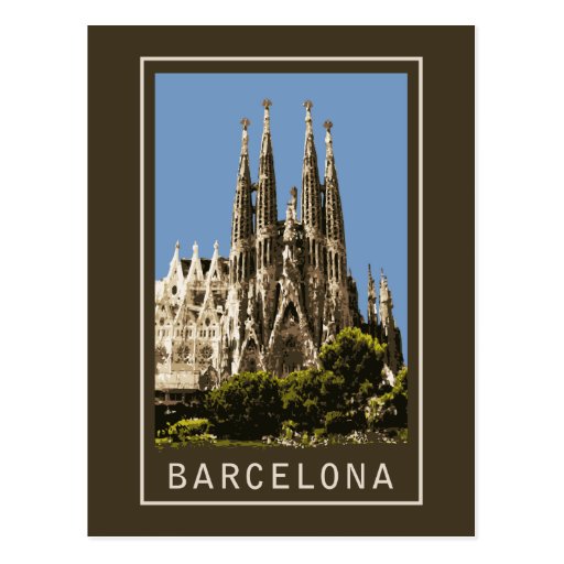 Barcelona Sagrada Familia Postcard | Zazzle