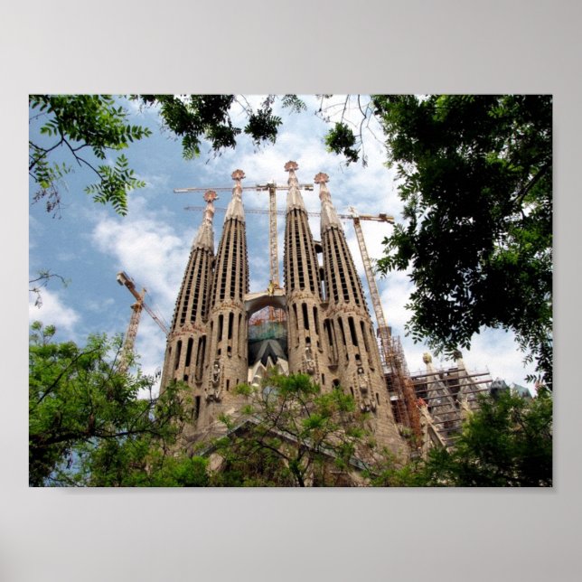 Barcelona. Sagrada Familia. Poster (Front)