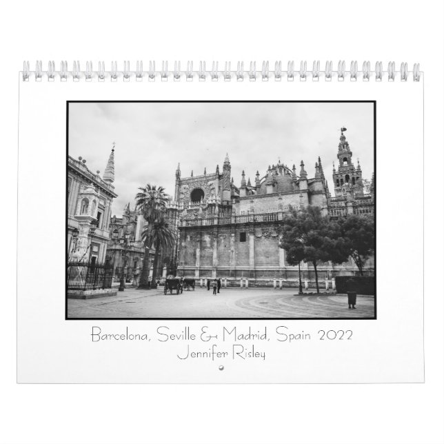 Barcelona, Seville & Madrid, Spain - 2022 Calendar (Cover)