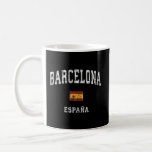 Barcelona Spain Athletic Sports Coffee Mug