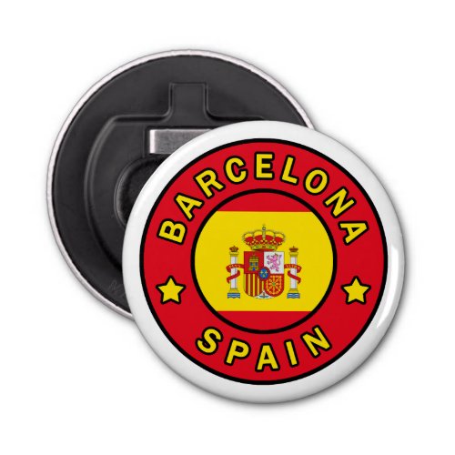 Barcelona Spain Bottle Opener