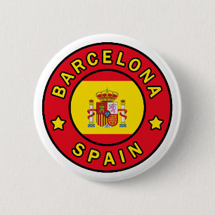 Barcelona Spain Button