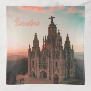 Barcelona Spain Church Trinket Tray