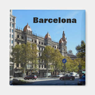 Barcelona Spain City Center Magnet