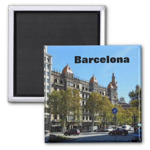 Barcelona Spain City Center Magnet