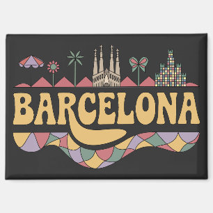 Barcelona Spain Europe Magnet
