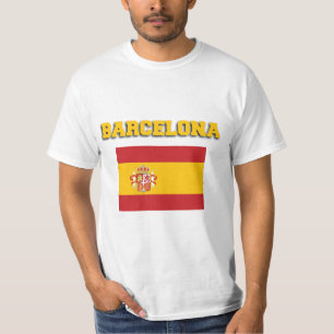 Barcelona Spain Flag T-Shirt