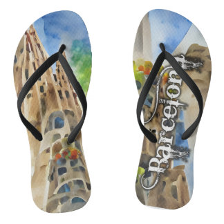Barcelona, Spain Flip Flops