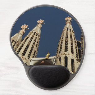Barcelona Spain Gaudi Cathedral Gel Mousepads