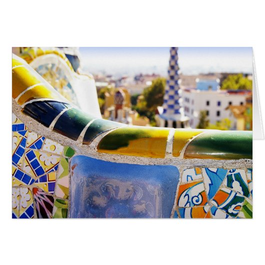 Barcelona Spain Gaudi Park Guell Photo (Front Horizontal)