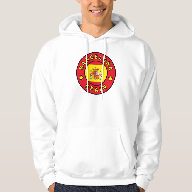 Barcelona Spain Hoodie (Front)