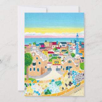 Barcelona Spain Invitation