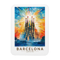 Barcelona Spain La Sagrada Familia Travel Art