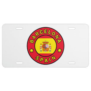Barcelona Spain License Plate