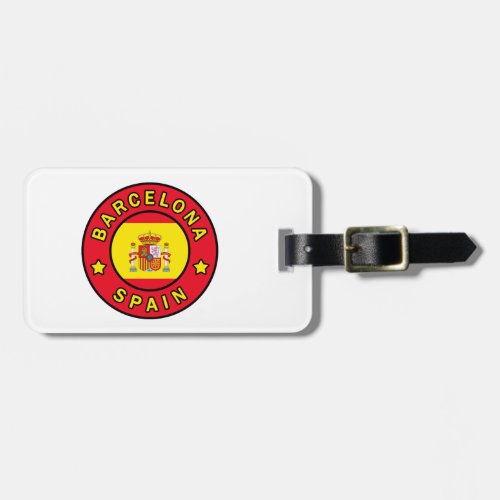 Barcelona Spain Luggage Tag