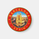 Barcelona Spain Magnet