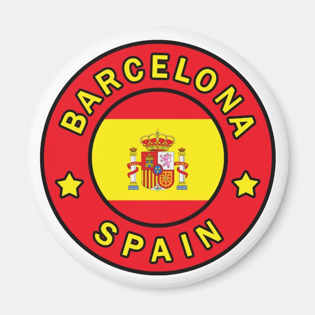 Barcelona Spain Magnet (Front)