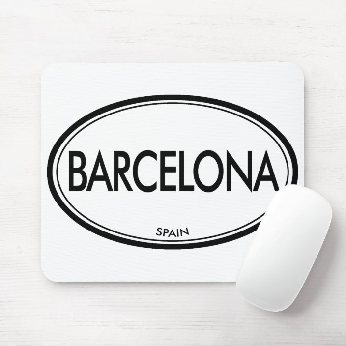 Barcelona, Spain Mouse Pad