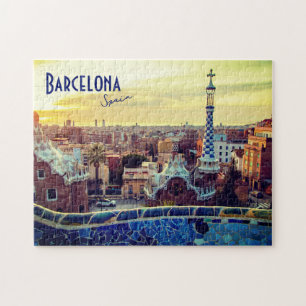 Barcelona, Spain - Park Guell Jigsaw Puzzle