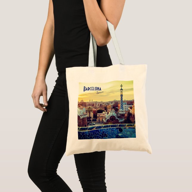Barcelona, Spain - Park Guell  Tote Bag (Front (Product))