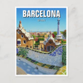 Tirage Albuminé Original D'époque - Panorama De Barcelone, Espagne, Circa 1880