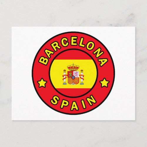 Barcelona Spain Postcard