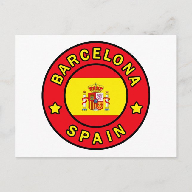 Barcelona Spain Postcard (Front)