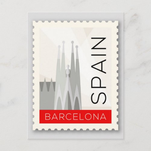 Barcelona Spain Postcard