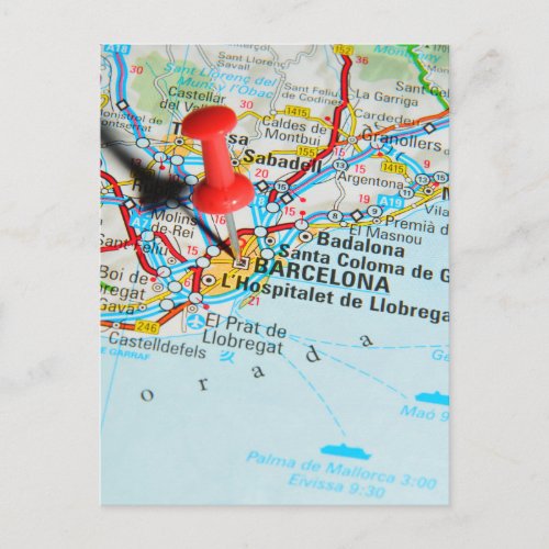 Barcelona Spain Postcard