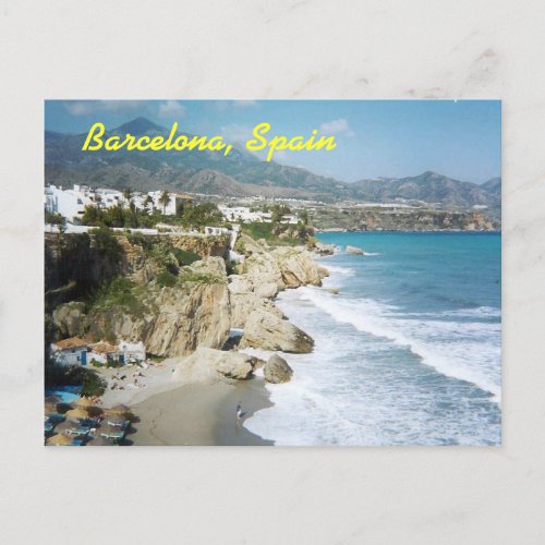 Barcelona Spain postcard