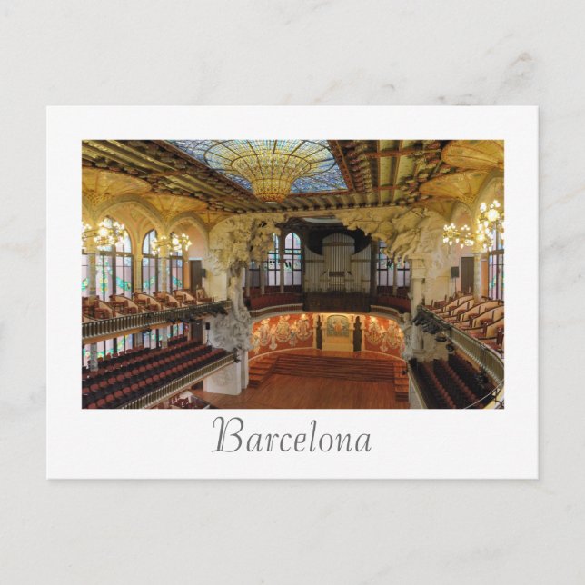 Barcelona, Spain Postcard (Front)