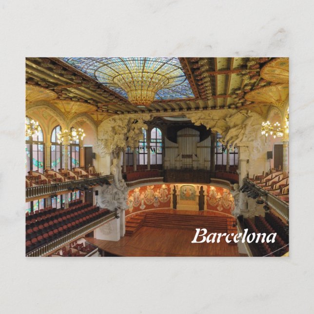 Barcelona, Spain Postcard (Front)