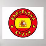 Barcelona Spain Poster at Zazzle