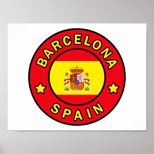 Barcelona Spain Poster