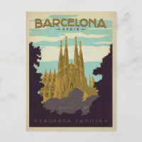 Barcelona, Spain - Sagrada Familia Postcard | Zazzle