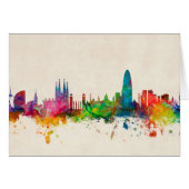 Barcelona Spain Skyline (Front Horizontal)