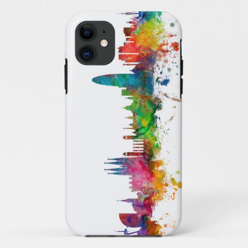 Barcelona Spain Skyline iPhone 11 Case