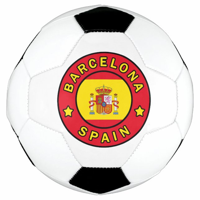 Barcelona Spain Soccer Ball (Front)