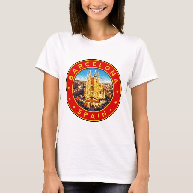 Barcelona Spain T-Shirt (Front)