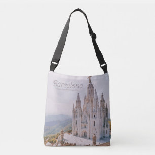 Barcelona Spain Temple Expiatori del Sagrat Cor Crossbody Bag